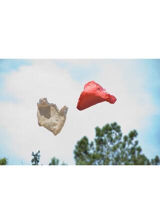 レジ袋の旅のポスター