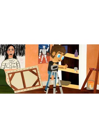 ペーパーカット:インディー作家の僕の人生のポスター