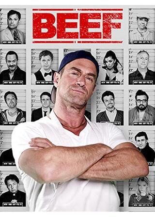 ビーフ 裁判は肉屋でのポスター