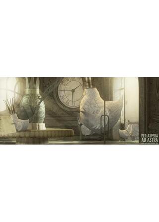 困難を越えて星空へのポスター