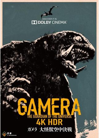 ガメラ 大怪獣空中決戦 4K HDRのポスター