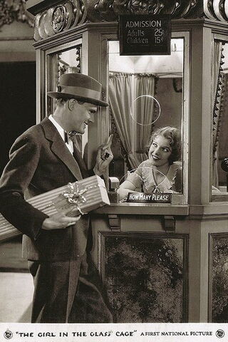 硝子箱の処女のポスター