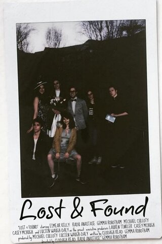 駐車場、男と女のポスター