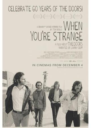 The Doors: When Youʼre Strange 4Kリマスター版のポスター