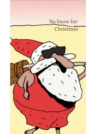 雪の降らないクリスマスのポスター