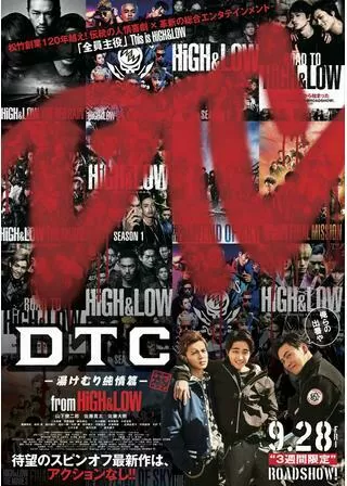 DTC 湯けむり純情篇 from HiGH&LOWのポスター