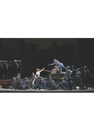 METライブビューイング2018-19 ドニゼッティ「連隊の娘」のポスター