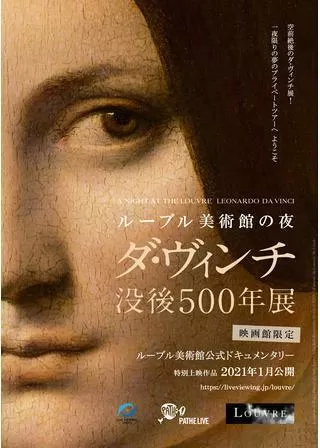 ルーブル美術館の夜 ―ダ・ヴィンチ没後500年展のポスター