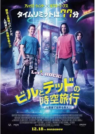 ビルとテッドの時空旅行 音楽で世界を救え！のポスター