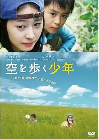 空を歩く少年のポスター