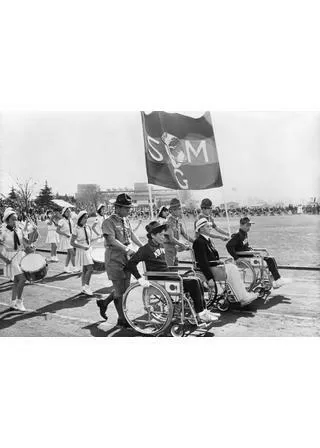 東京パラリンピック 愛と栄光の祭典のポスター