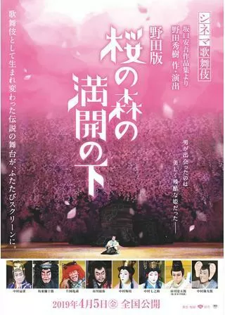 シネマ歌舞伎 野田版 桜の森の満開の下のポスター