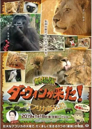 劇場版 ダーウィンが来た! アフリカ新伝説のポスター