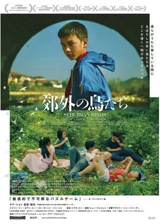 郊外の鳥たちのポスター