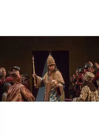 METライブビューイング2021-22 ムソルグスキー「ボリス・ゴドゥノフ」のポスター