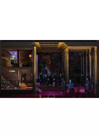 METライブビューイング2021-22 ヴェルディ「リゴレット」のポスター