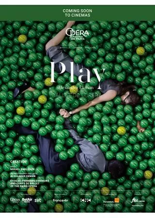 パリ・オペラ座バレエ シネマ「プレイ」のポスター