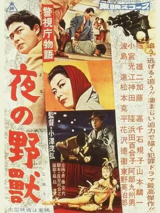 警視庁物語 夜の野獣のポスター