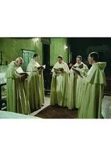 トスカーナの小さな修道院のポスター