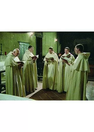 トスカーナの小さな修道院のポスター