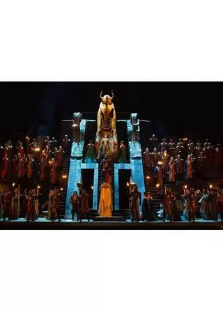 METライブビューイング2023-24 ヴェルディ「ナブッコ」のポスター