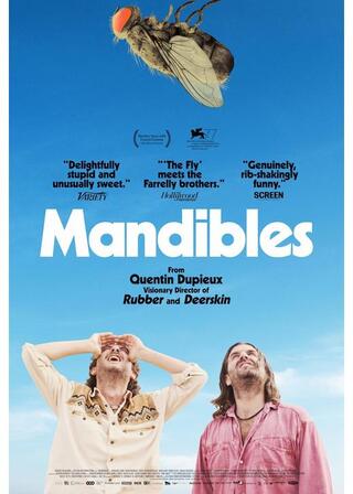 マンディブル 2人の男と巨大なハエのポスター