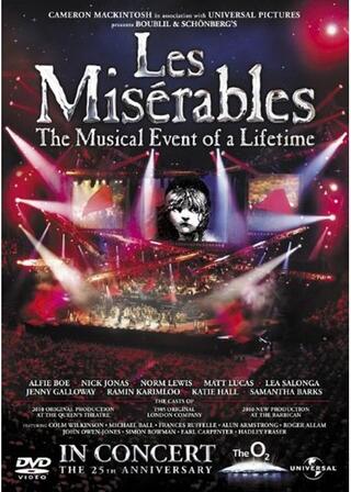 レ・ミゼラブル 25周年記念コンサートのポスター
