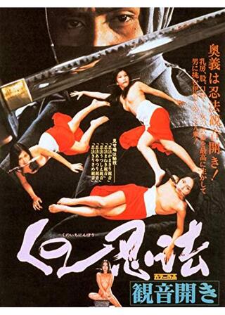 くノ一忍法 観音開きのポスター