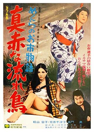 めくらのお市物語 真っ赤な流れ鳥のポスター