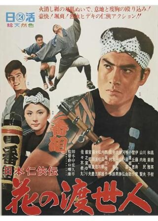 日本仁侠伝 花の渡世人のポスター