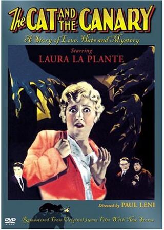 猫とカナリヤのポスター