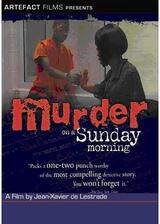 日曜日の殺人事件のポスター