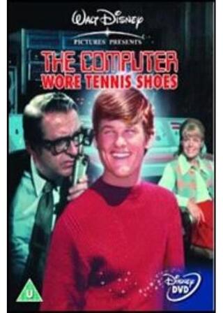 テニス靴をはいたコンピューターのポスター