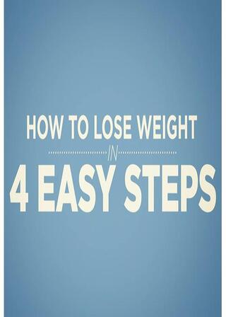スリムになる4つの簡単な方法のポスター