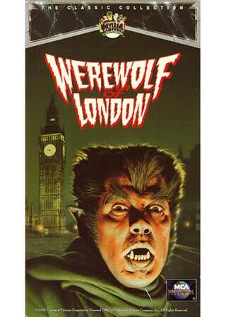 倫敦の人狼のポスター