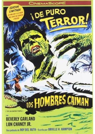 恐怖のワニ人間のポスター
