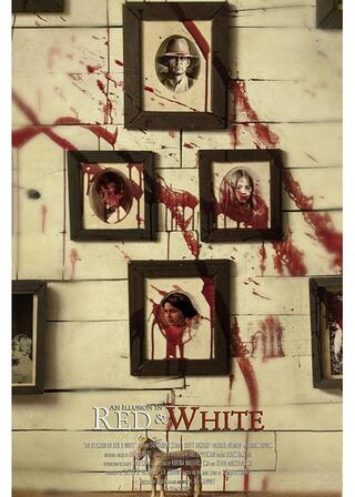 赤と白の錯覚のポスター