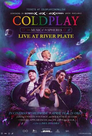 Coldplay Music Of The Spheres: Live at River Plateのポスター