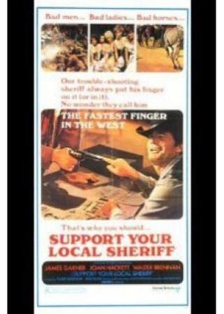 夕陽に立つ保安官のポスター