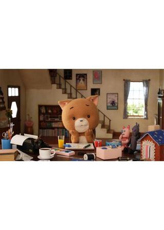 こまねこのおるすばんのポスター