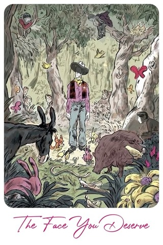 自分に見合った顔のポスター