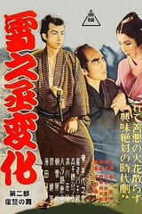 雪之丞変化 第二部 復讐の舞のポスター
